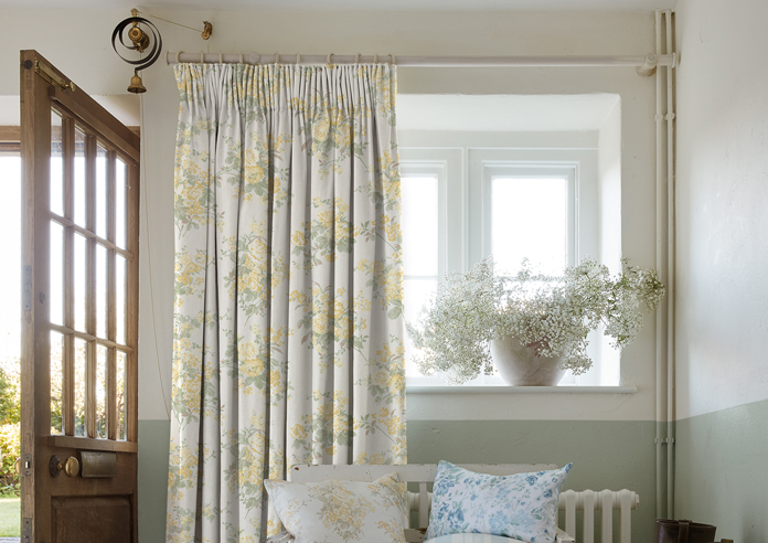 Shabby Chic by Rachel Ashwell Rose Chintz, Yellow - Made to Measure Curtains - Image 3